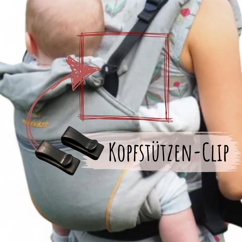 Original manduca® Kopfstützen-Clip - Ersatzteil für Sicherheit und Komfort